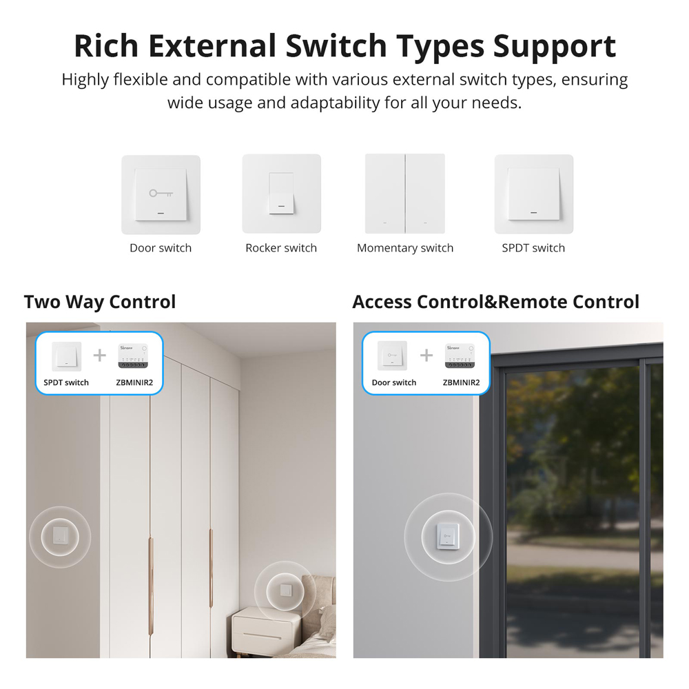 SONOFF ZBMINIR2 Zigbee スマートスイッ - Sonoff のレビューと価格
