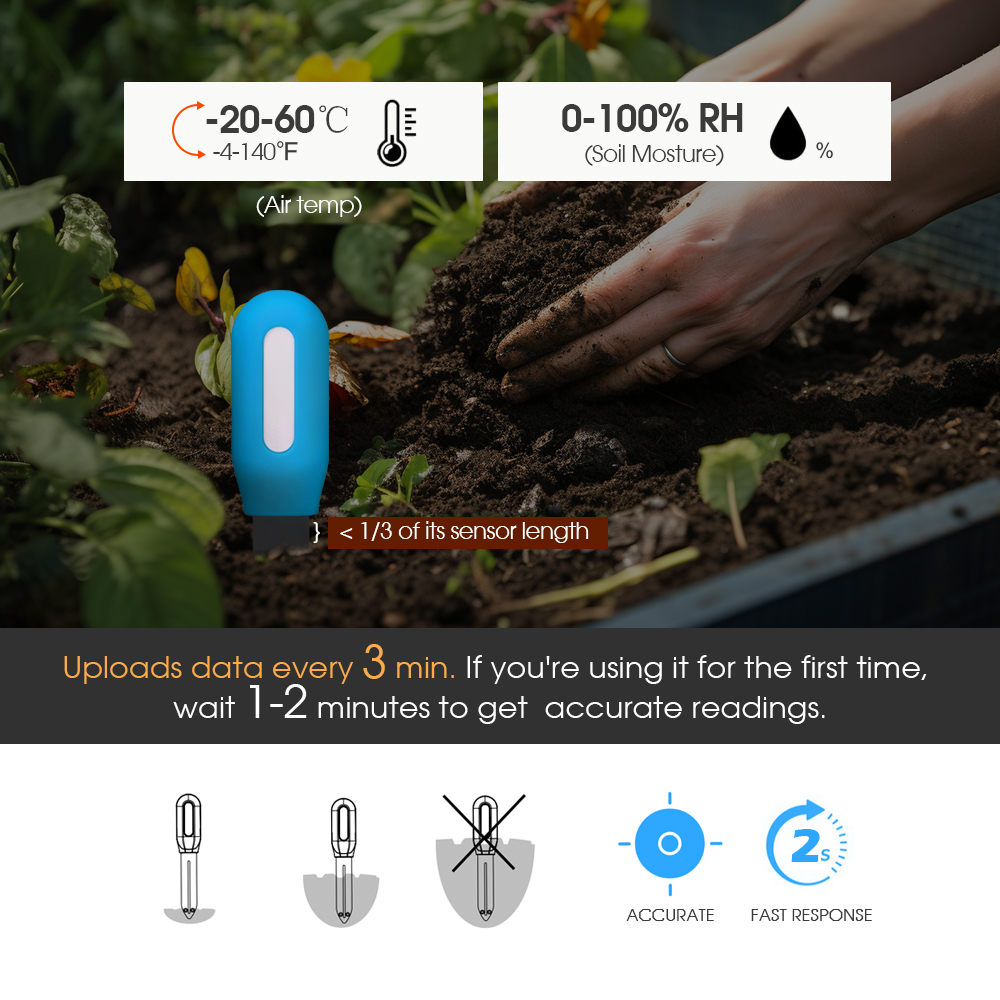 1 個 Tuya Zigbee 土壌センサー湿度温度水分検出 - Home Assistant Tuya のレビューと価格