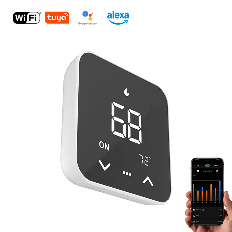 2026年新型Tuya WiFiスマートサーモスタット24V - Tuya Smart のレビューと価格