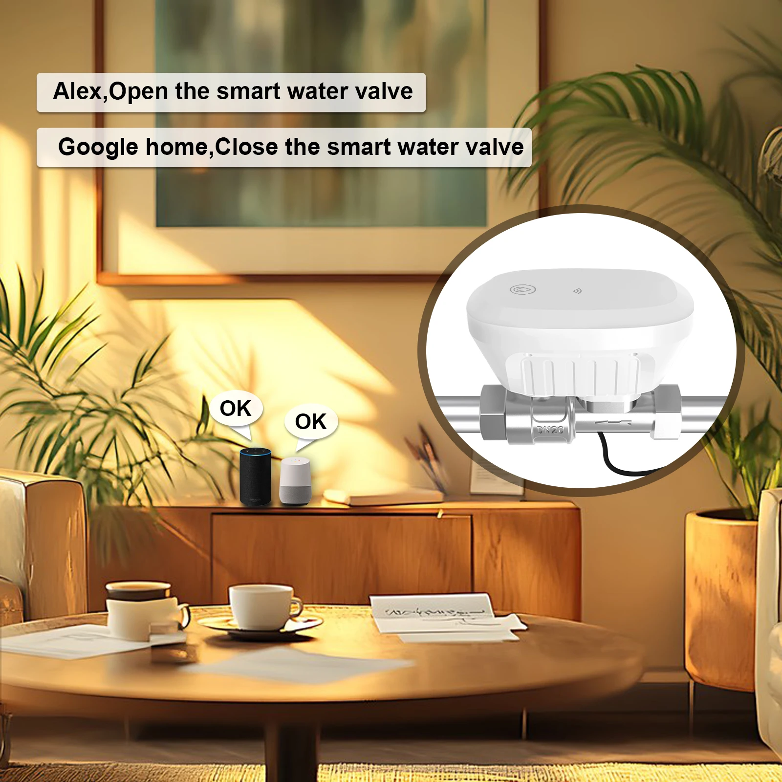 水道バルブ WiFi スマート制御 水流量計 自動灌漑対応  - Home Assistant Tuya のレビューと価格
