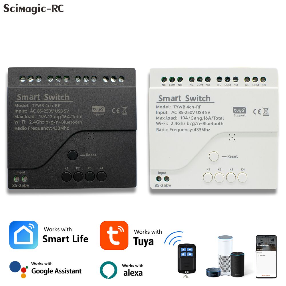 4CH Tuya スマートWiFiスイッチモジュール 12V - Tuya 4 Channel のレビューと価格