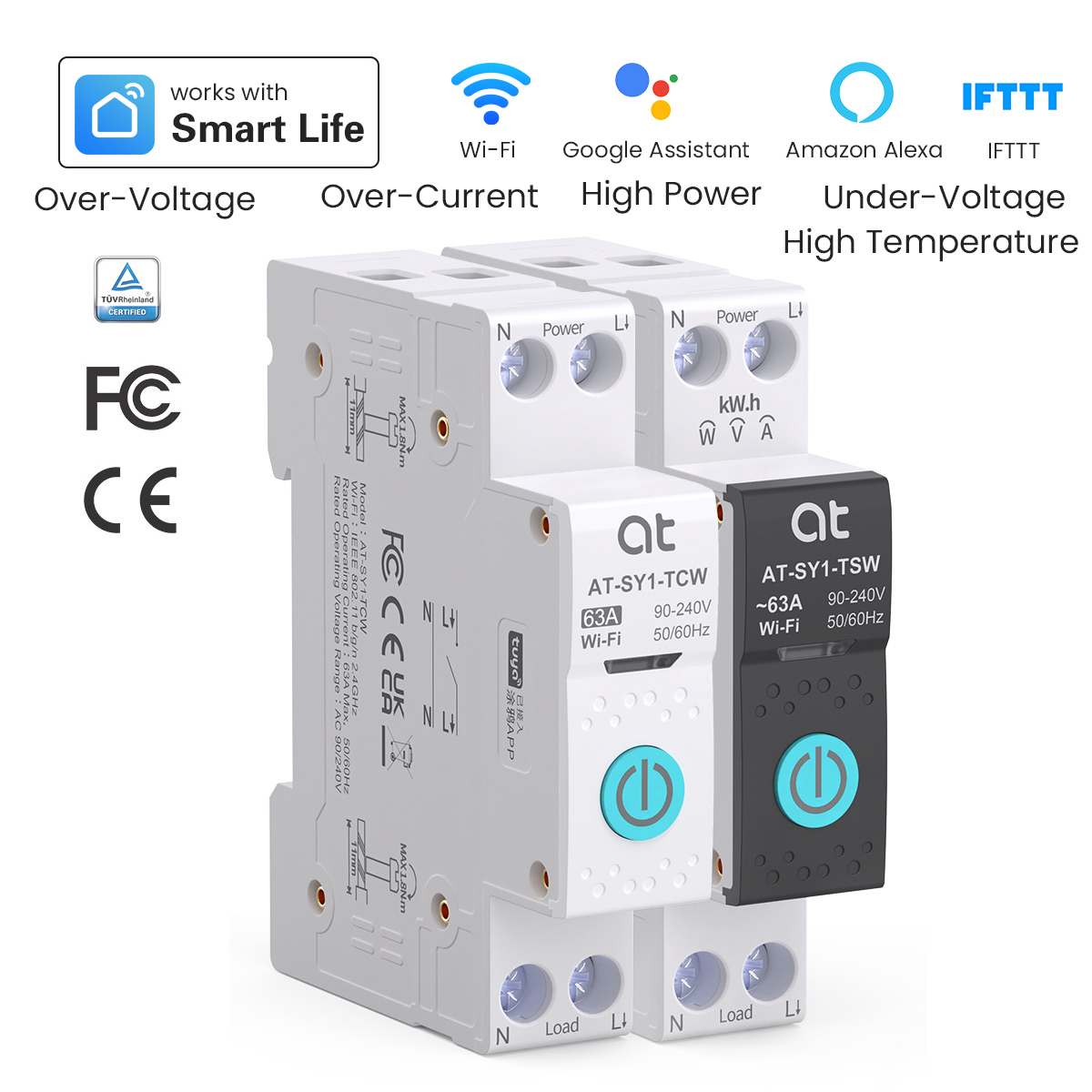 Tuya WiFi サーキットブレーカー スマート 1P+N - Smart Relay Tuya のレビューと価格