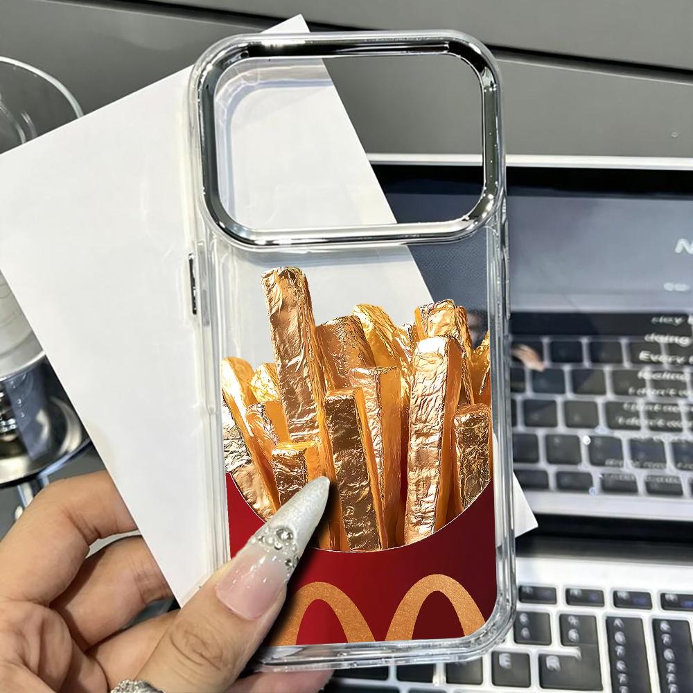 ゴールデンフライズ 透明シリコン製ソフトTPUスマホケース  - Shelly のレビューと価格