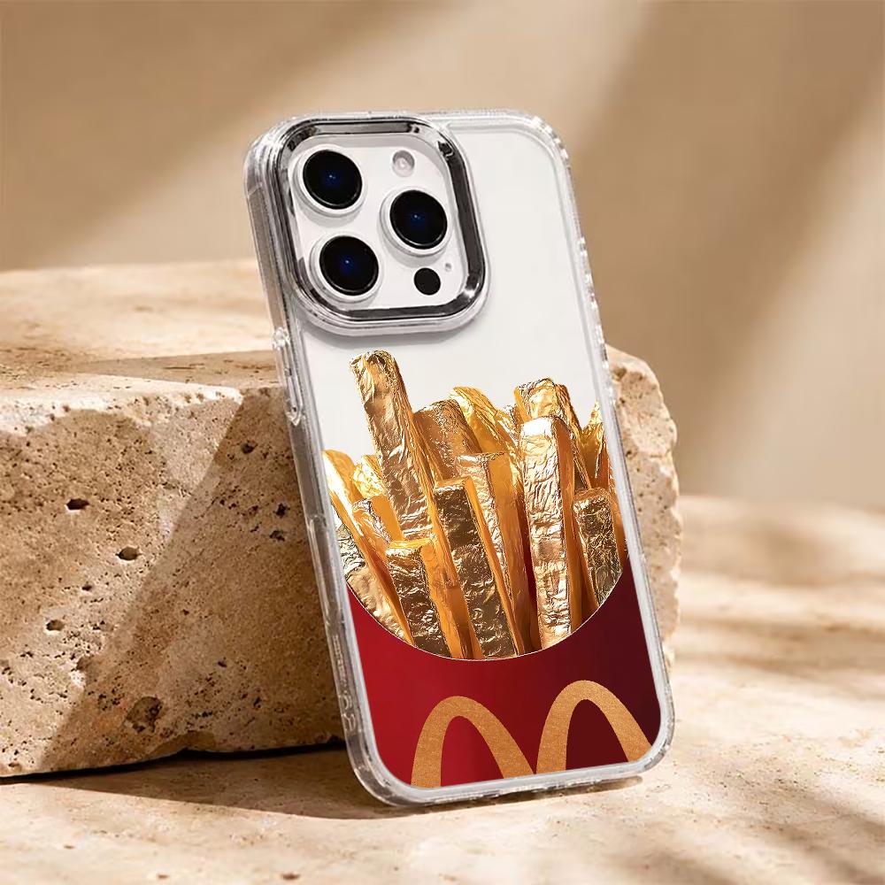 ゴールデンフライズ 透明シリコン製ソフトTPUスマホケース  - Shelly のレビューと価格