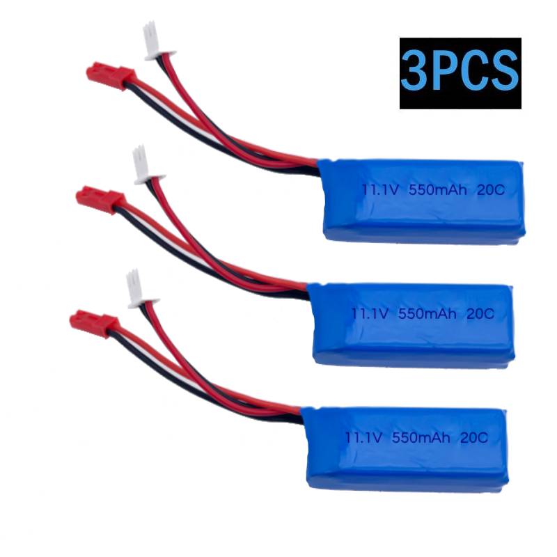 3個入り 20C 3S 11.1V 550mAh RC用リチ - Shelly Plug のレビューと価格