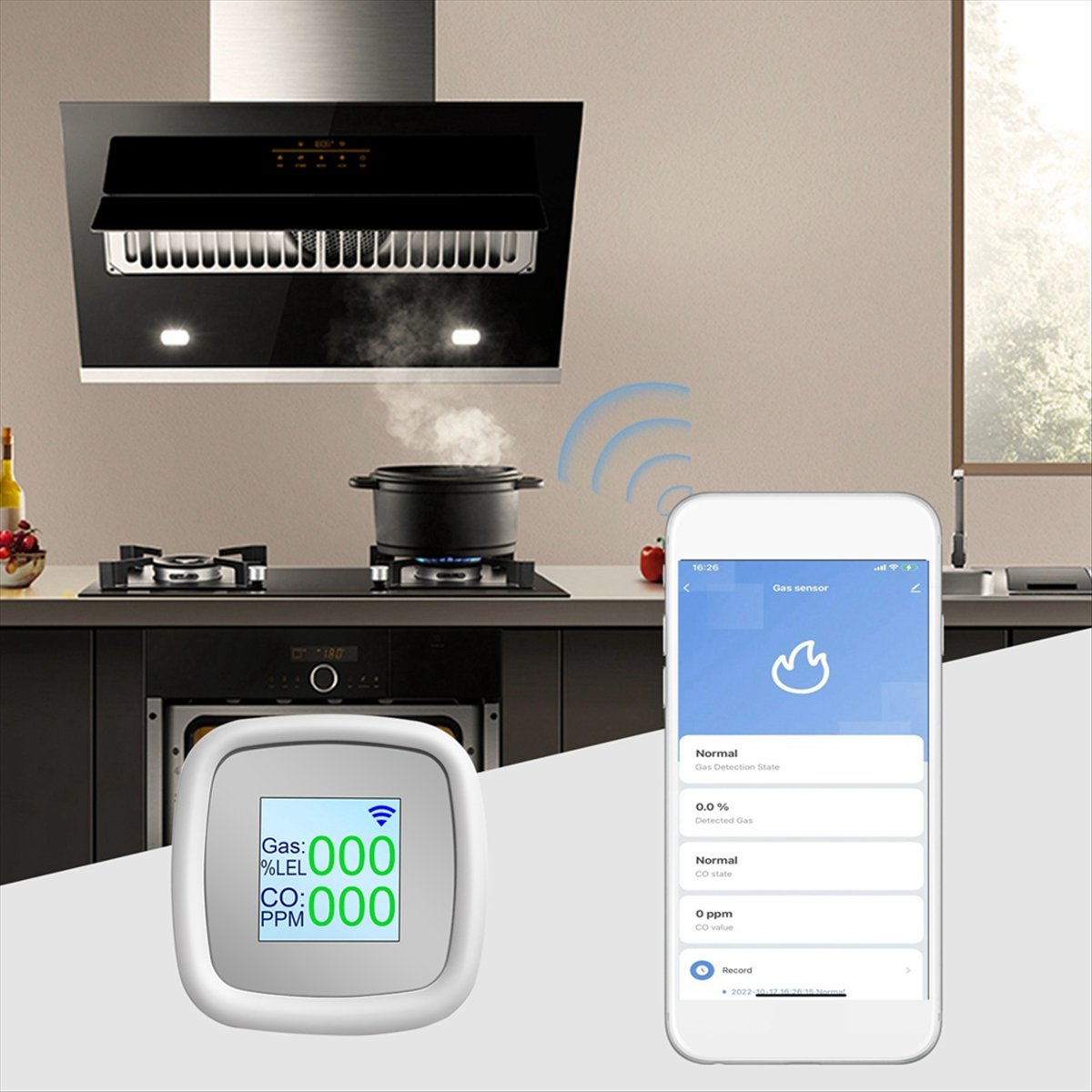[Y39A]Tuya WIFI 可燃性ガス検知器 ガス警報器 - Tuya Smart のレビューと価格