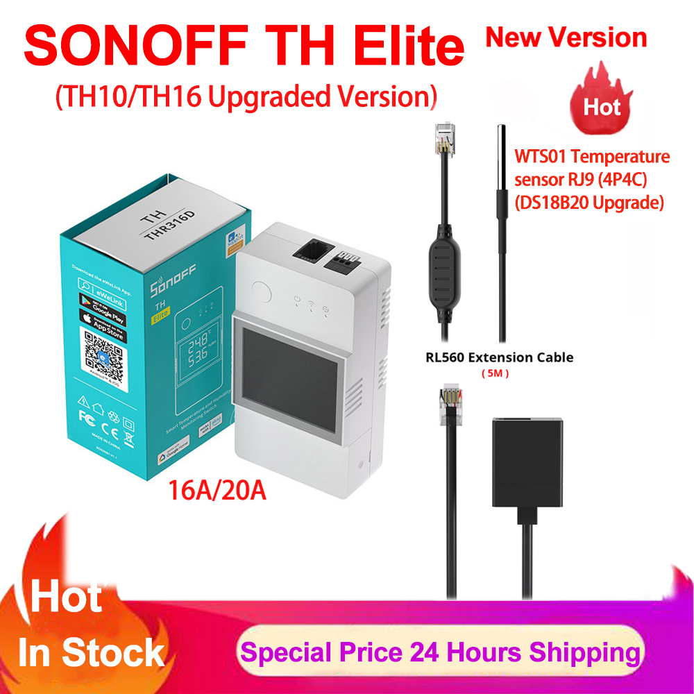 Sonoff TH Elite 16A 20A Wifiスマ - Sonoff Basic のレビューと価格