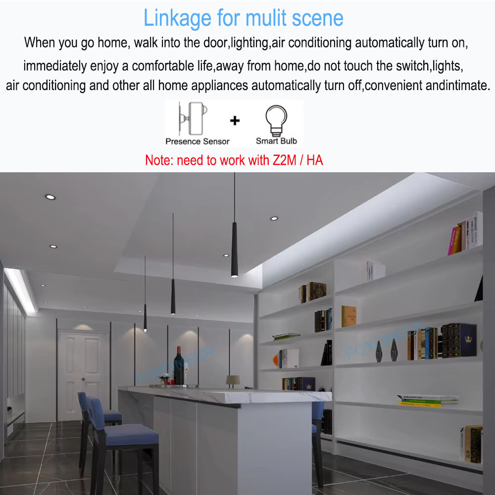 スマート Zigbee 人存在検出器、輝度/距離検出、スマー - Tasmota のレビューと価格