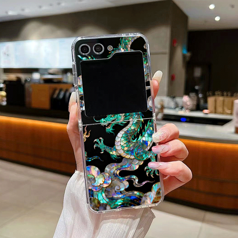 スタイリッシュな虎と龍の大理石模様のスマホケース、Samsu - Shelly のレビューと価格