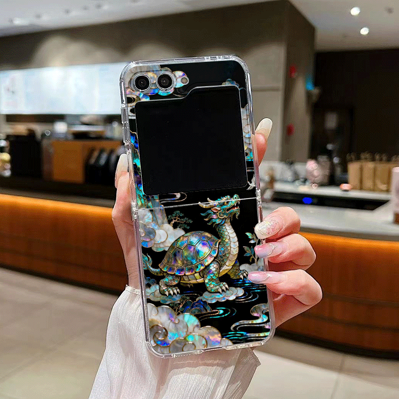 スタイリッシュな虎と龍の大理石模様のスマホケース、Samsu - Shelly のレビューと価格
