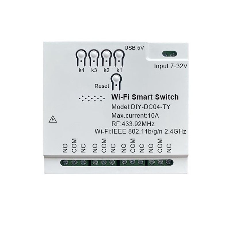 信頼性の高いTuya Wifi 4チャンネルスマートスイッチ - Tuya 4 Channel のレビューと価格