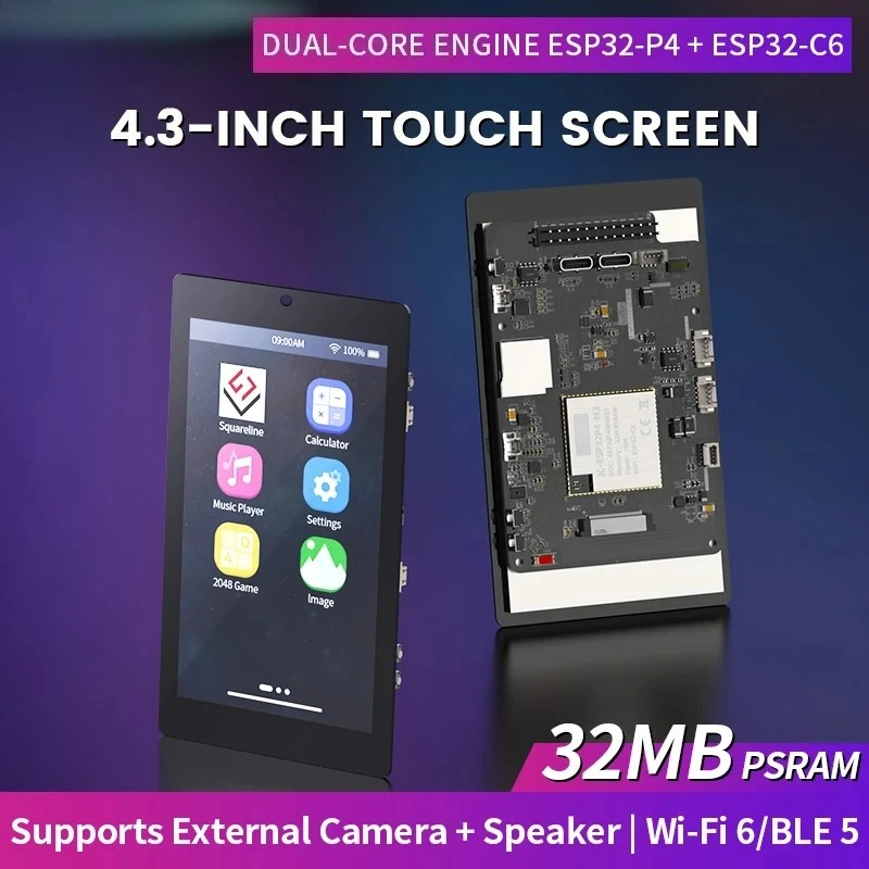4.3インチ 480x800 IPS静電容量式タッチスクリー - Smart Home Module Iot のレビューと価格