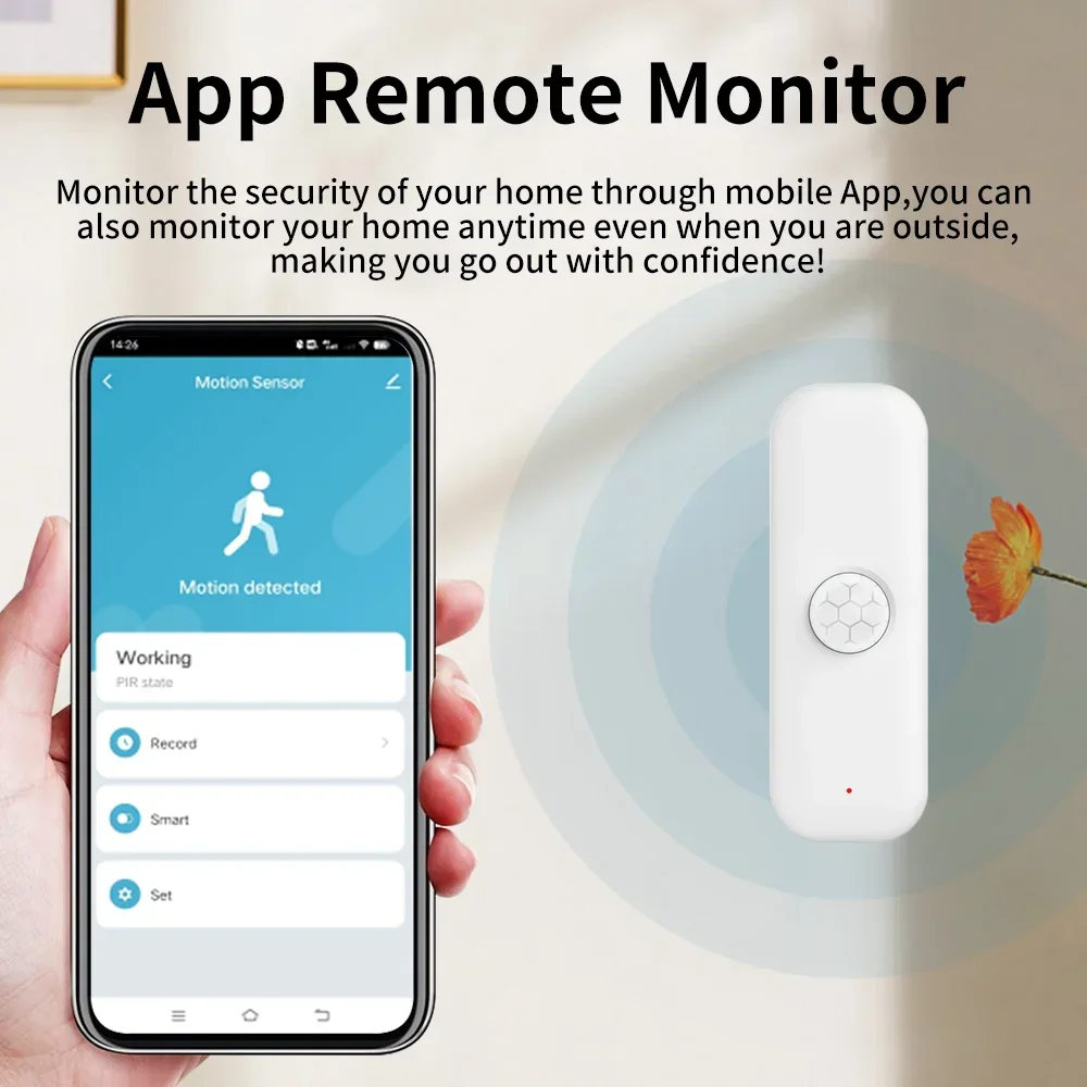 Tuya-Pirモーションセンサー,家庭用盗難防止デバイス, - Home Assistant Tuya のレビューと価格