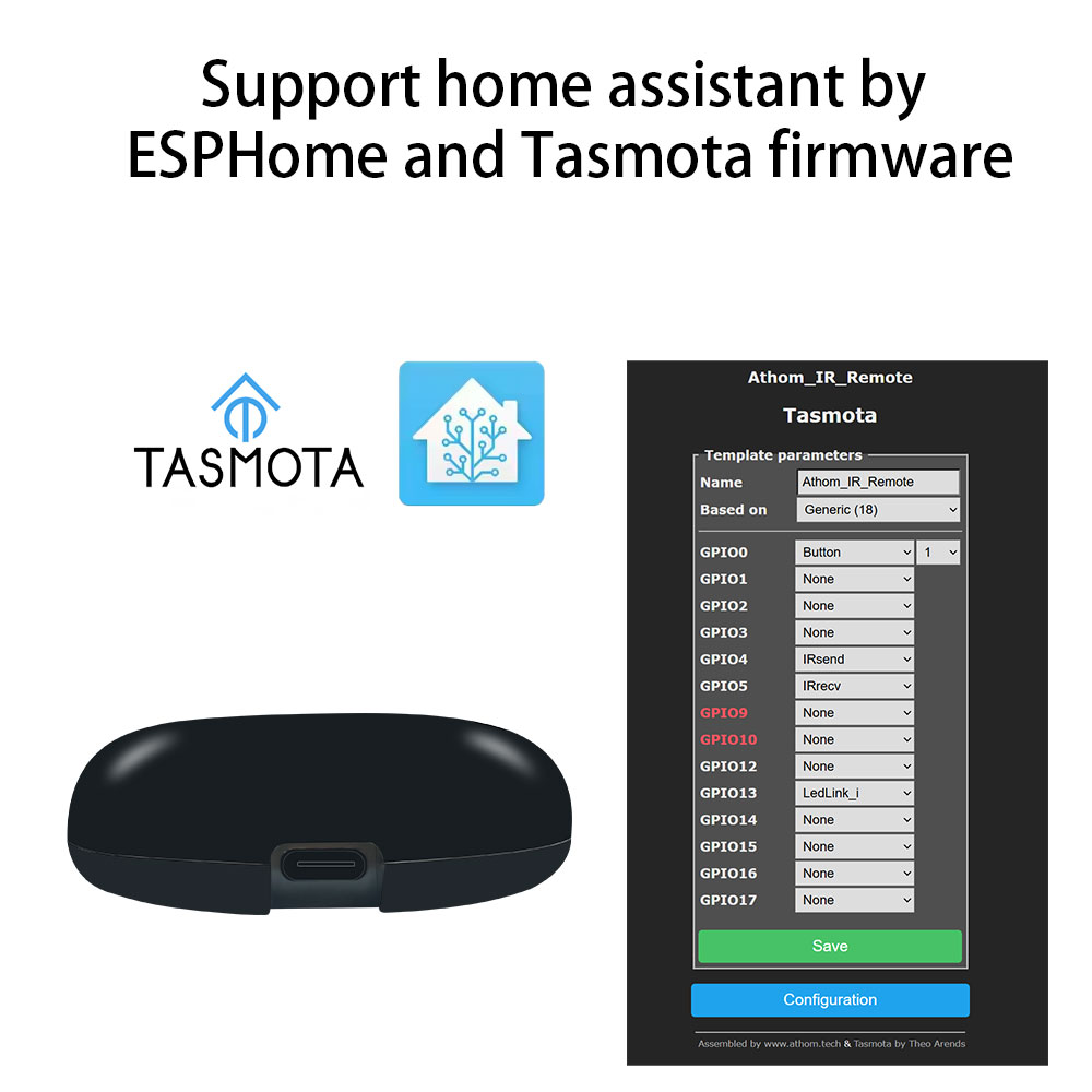 Tasmota MQTT IR リモート コントローラー E - Tasmota のレビューと価格